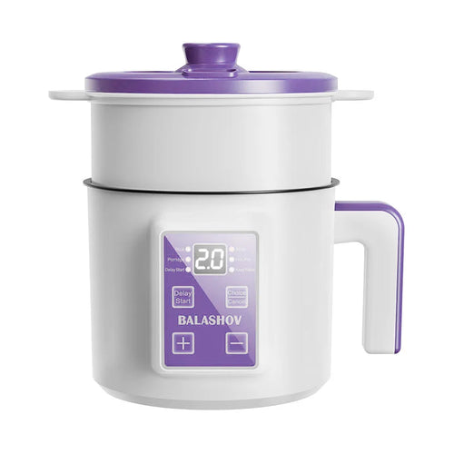 1.7L Electric Rice Cooker Single Double Layer 220V Multi Cooker Non-Stick Smart Mechanical Multicooker Steamed Rice Pot for Home